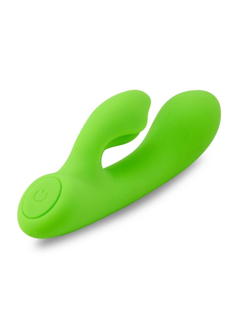 Nu Sensuelle Jolie Nubii Rechargeable Silicone Mini Heating Rabbit - Green/Lime