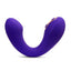 Nu Sensuelle Libi Flexible Rechargeable Silicone G-Spot Vibrator - Deep Purple/Purple