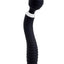 Nu Sensuelle Lolly Nubii Flexible Rechargeable Silicone Wand - Black/White