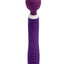 Nu Sensuelle Lolly Nubii Flexible Rechargeable Silicone Wand - Purple/White