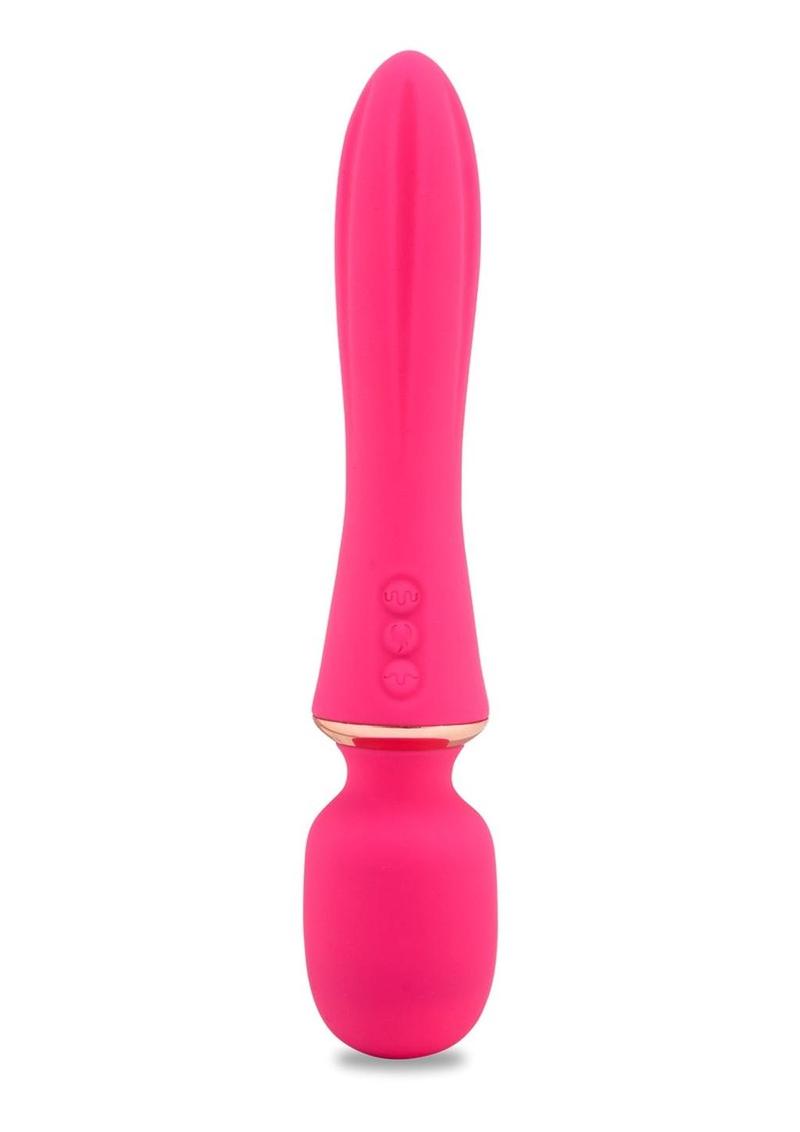 Nu Sensuelle Mika Nubii Rechargeable Silicone Mini Wand - Pink