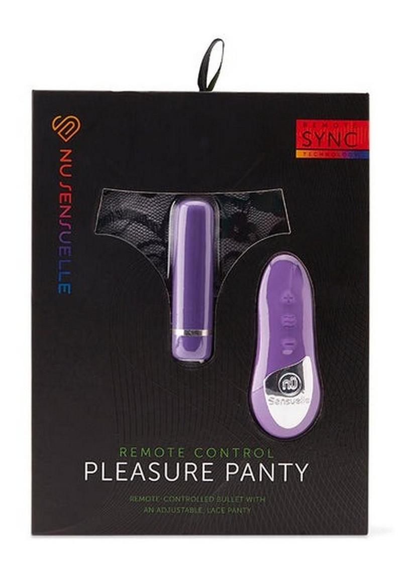 Nu Sensuelle Pleasure Panty Vibe Rechargeable Silicone Remote and Bullet