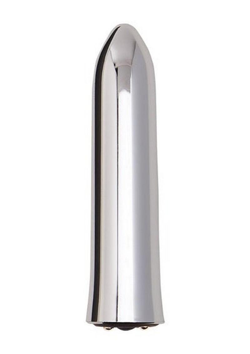 Nu Sensuelle Point Rechargeable Silicone Bullet - Silver