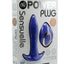 Nu Sensuelle Power Plug Rechargeable Silicone Vibrating Butt Plug - Purple/Ultra Violet