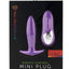 Nu Sensuelle Remote Control Mini-Plug Rechargeable Silicone Vibrating Plug - Purple
