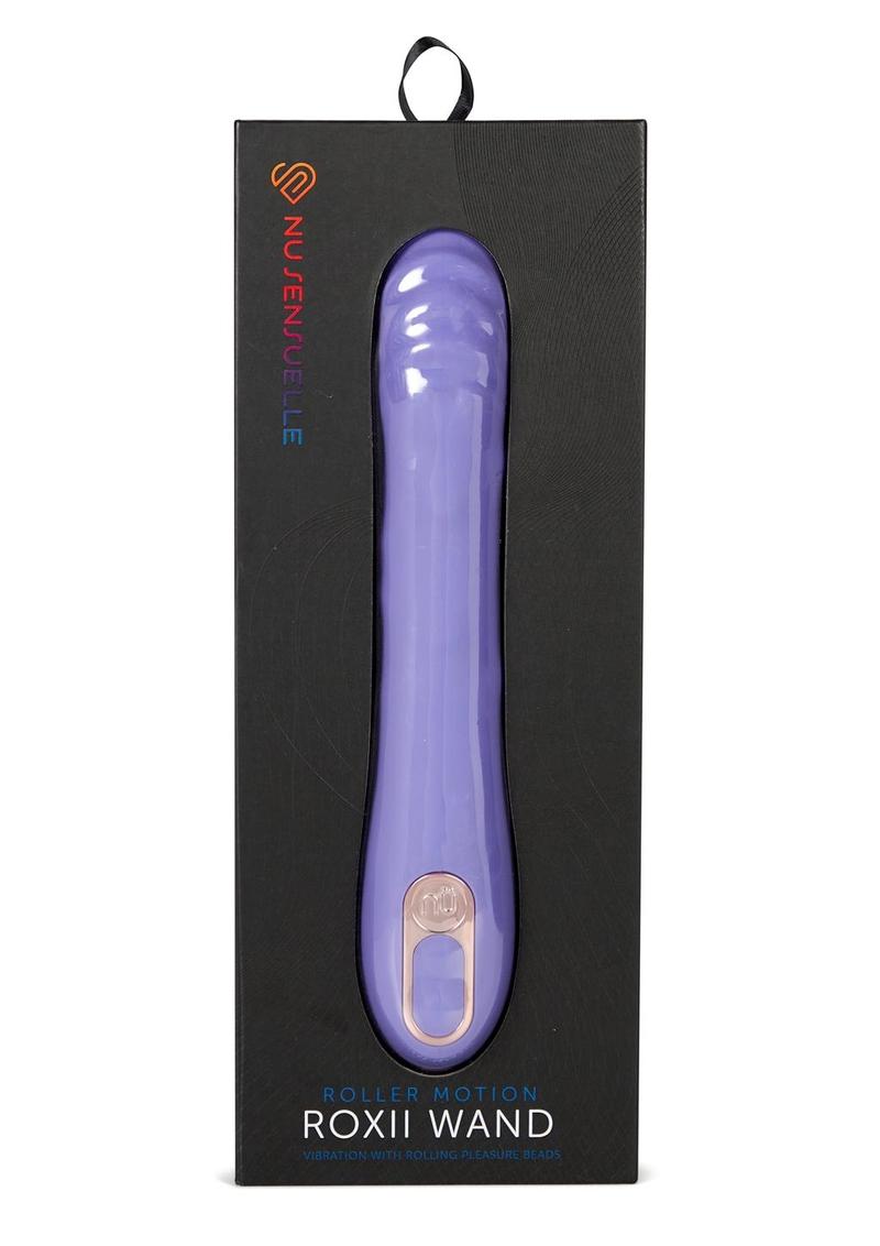 Nu Sensuelle Roxii Rechargeable Silicone Wand with Roller Motion