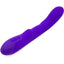 Nu Sensuelle Vivi Rechargeable Silicone Double Tapping Vibe with Clitoral Stimulation - Deep Purple