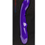 Nu Sensuelle Vivi Rechargeable Silicone Double Tapping Vibe with Clitoral Stimulation - Deep Purple