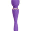 Nu Sensuelle Xlr8 Alluvion Silicone Rechargeable Wand Massager - Purple/Rose Gold