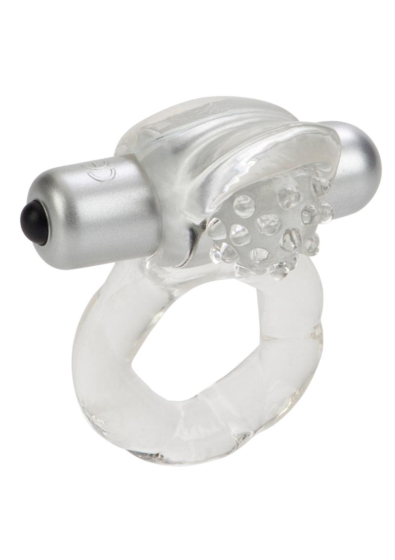 Nubby Lover's Delight Vibrating Cock Ring Cock Ring with Clitoral Stimulation