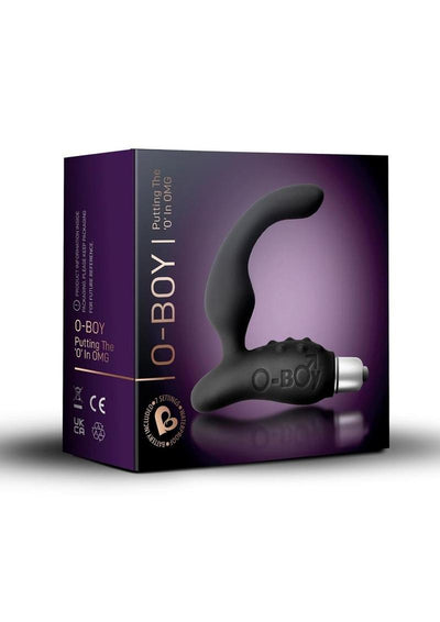 O Boy Silicone Prostate and Perineum Stimulator - Black