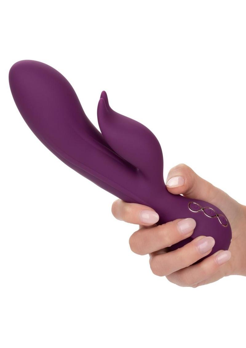 Obsession Desire Rechargeable Silicone Rabbit Vibrator - Purple