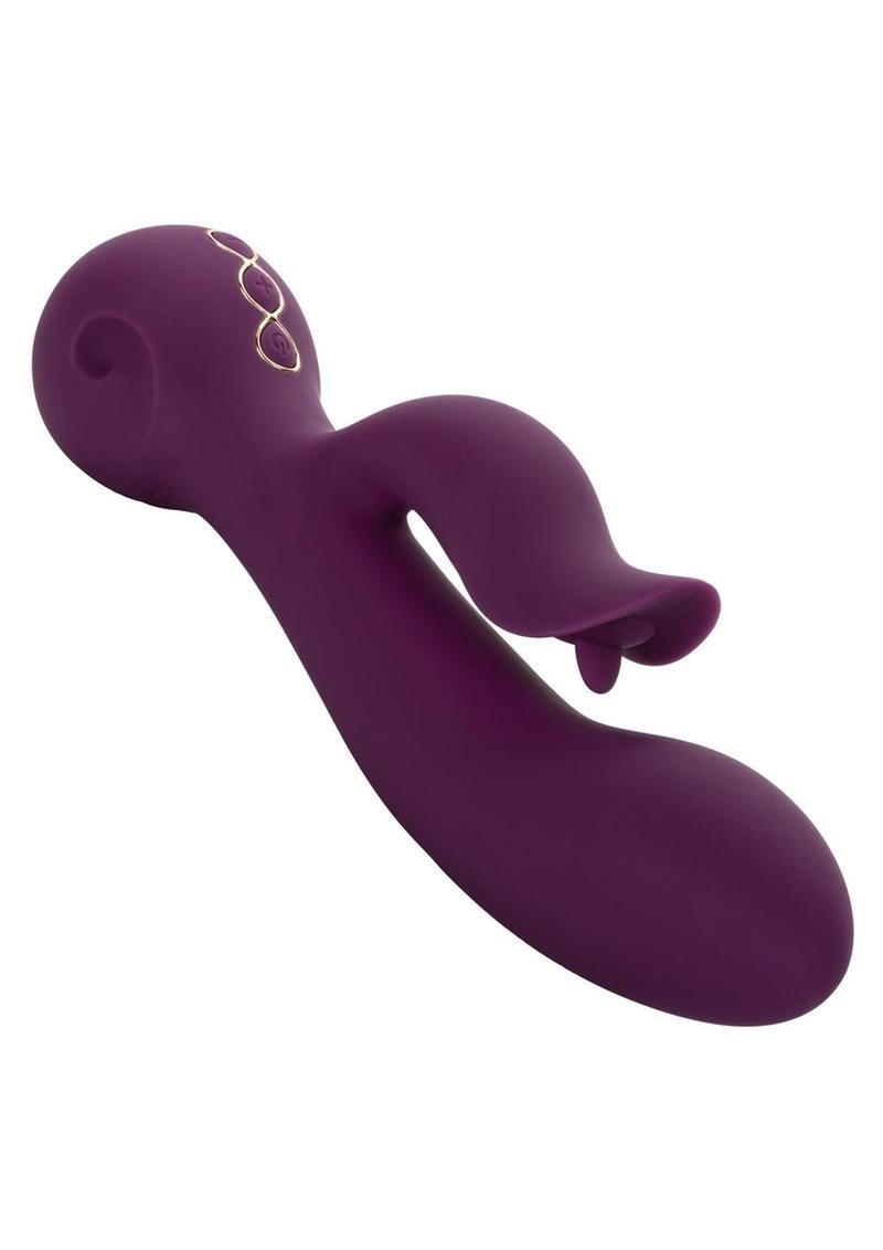 Obsession Fantasy Rechargeable Silicone Rabbit Vibrator - Purple