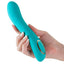 Obsessions Zeus Rechargeable Silicone Vibrator - Aqua/Blue