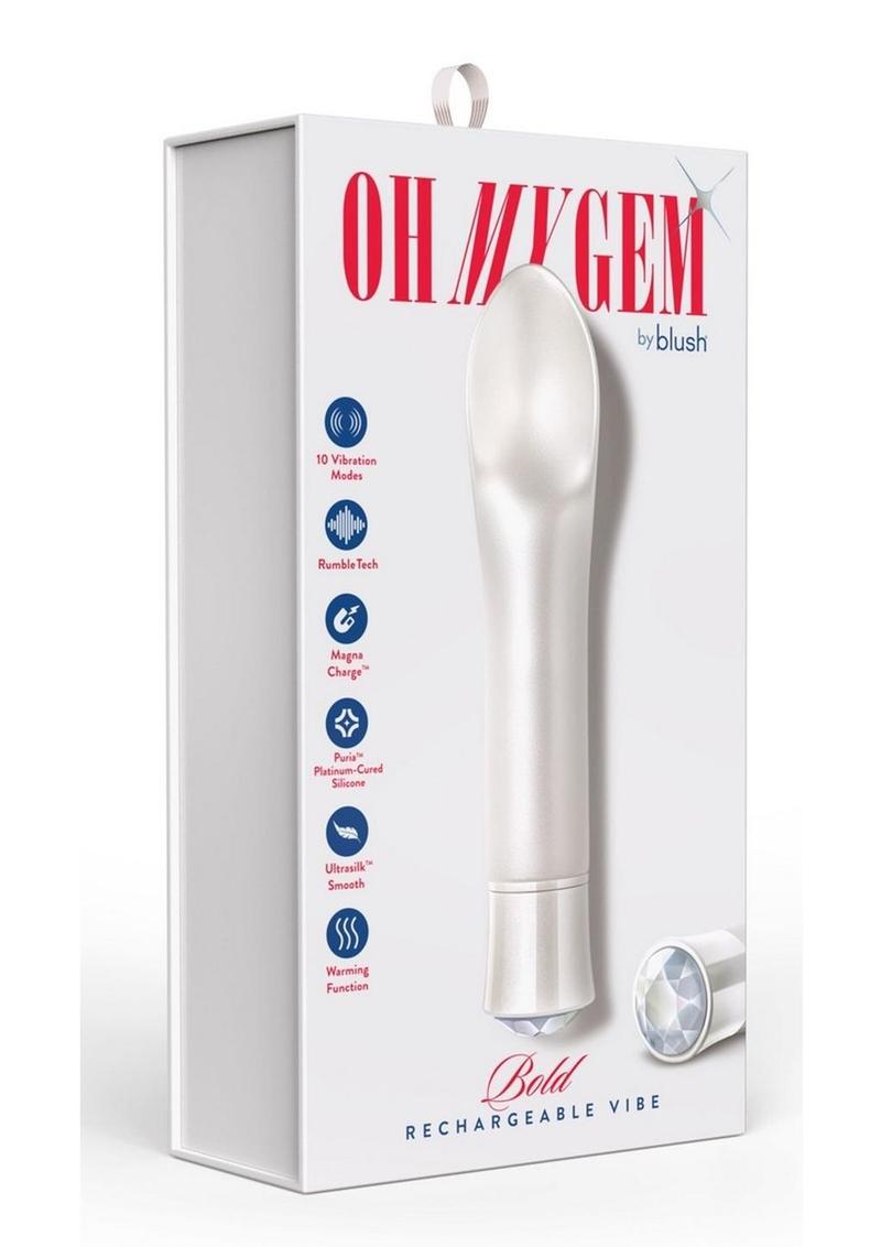 Oh My Gem Bold Rechargeable Silicone Vibrator