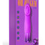 Oh My Gem Charm Rechargeable Silicone Vibrator - Amethyst - Purple