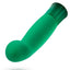 Oh My Gem Enchanting Rechargeable Silicone G-Spot Vibrator - Green/Turquoise