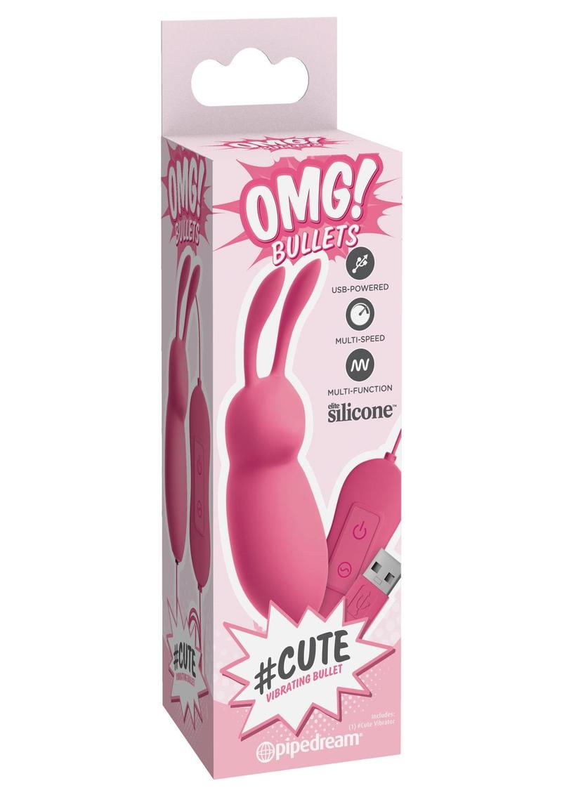 Omg! Bullets #Cute USB-Powered Silicone Vibrating Bullet