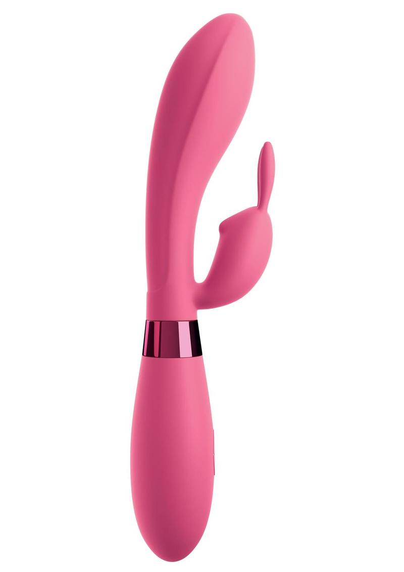 Omg! Rabbits #Selfie Silicone Vibrator - Pink