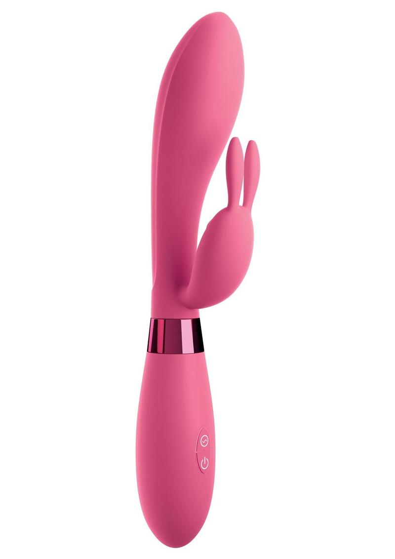 Omg! Rabbits #Selfie Silicone Vibrator - Pink