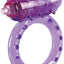 One Touch Nubby Vibrating Cock Ring - Purple