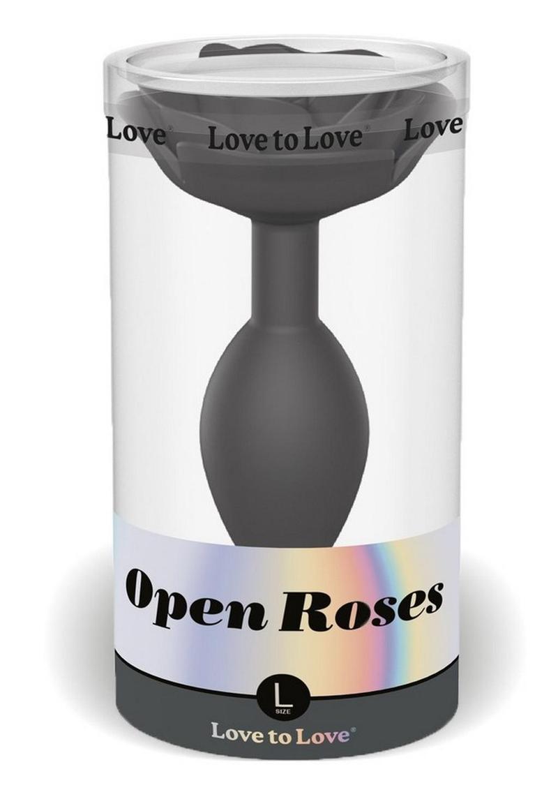 Open Roses Silicone Anal Plug