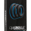 Optimale 3 C-Ring Set Silicone Cock Ring Thick - Grey/Slate - 3 Piece Kit