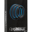 Optimale 3 C-Ring Set Silicone Cock Ring Thin - Grey/Slate - 3 Piece Kit