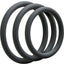 Optimale 3 C-Ring Set Silicone Cock Ring Thin - Grey/Slate - 3 Piece Kit