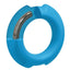 Optimale Flexisteel Soft Silicone with Inner Metal Core Cock Ring - Blue - 35mm