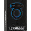 Optimale Silicone Vibrating Cock Ring with Bullet - Black