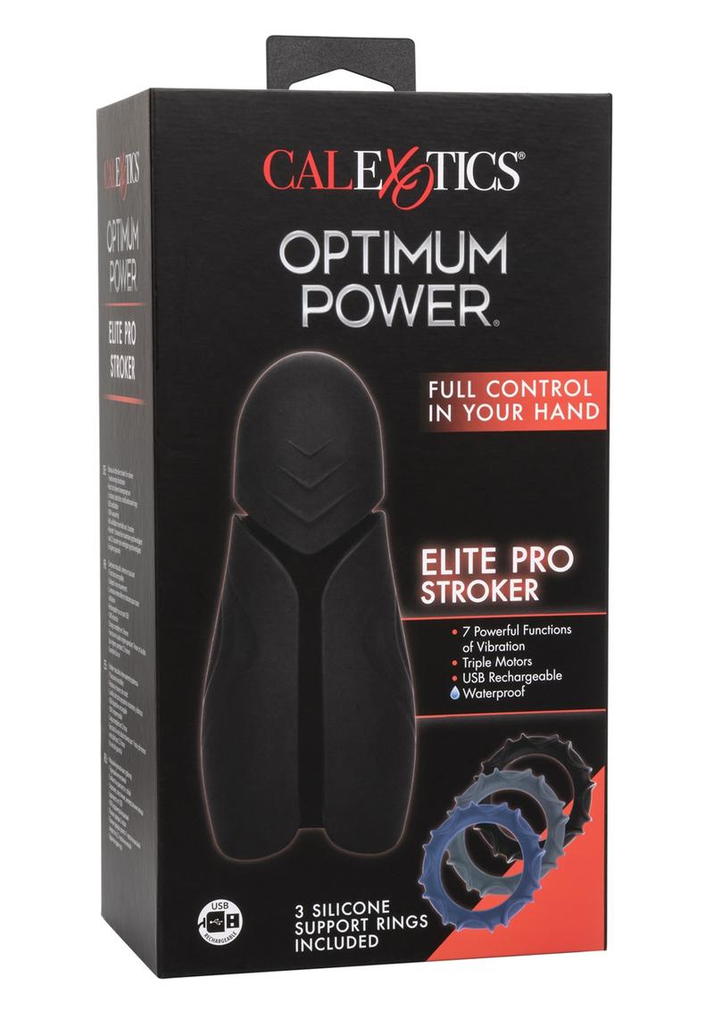 Optimum Power Elite Pro Stroker Silicone Rechargeable Masturbator