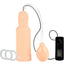 Optimum Series Executive Oro Simulator Vibrating Masturbator and Pumo - Ivory/Vanilla