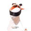 Orange Is The New Black Satin Sash Reversible Blindfold/Restraint - Black/Orange