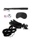 Ouch! Bondage Belt Restraint System - Black