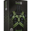Ouch! Bonded Leather Body Harness - Black/Glow In The Dark/Green - Large/XLarge