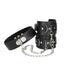 Ouch! Bonded Leather Collar with Hand Cuffs and Leash