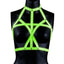 Ouch! Bra Harness - Glow In The Dark/Green - Medium/Small
