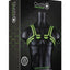 Ouch! Buckle Harness - Black/Glow In The Dark/Green - Large/XLarge