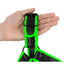 Ouch! Chest Bulldog Harness - Black/Glow In The Dark/Green - Large/XLarge