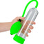 Ouch! Classic Penis Pump - Clear/Glow In The Dark/Green