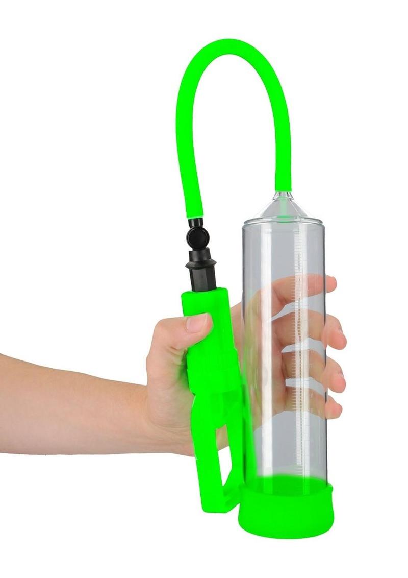 Ouch! Comfort Beginner Pump - Clear/Glow In The Dark/Green