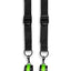 Ouch! Door Restraint Kit - Black/Glow In The Dark/Green