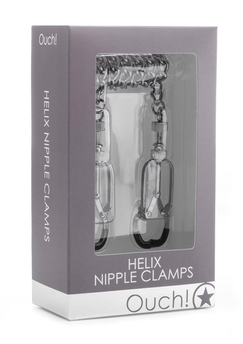 Ouch! Helix Nipple Clamps - Silver