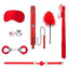 Ouch! Introductory Bondage Kit #6 - Red - 6 Piece Kit