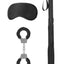 Ouch! Kits Introductory Bondage Kit #1 - Black - 3 Piece Kit