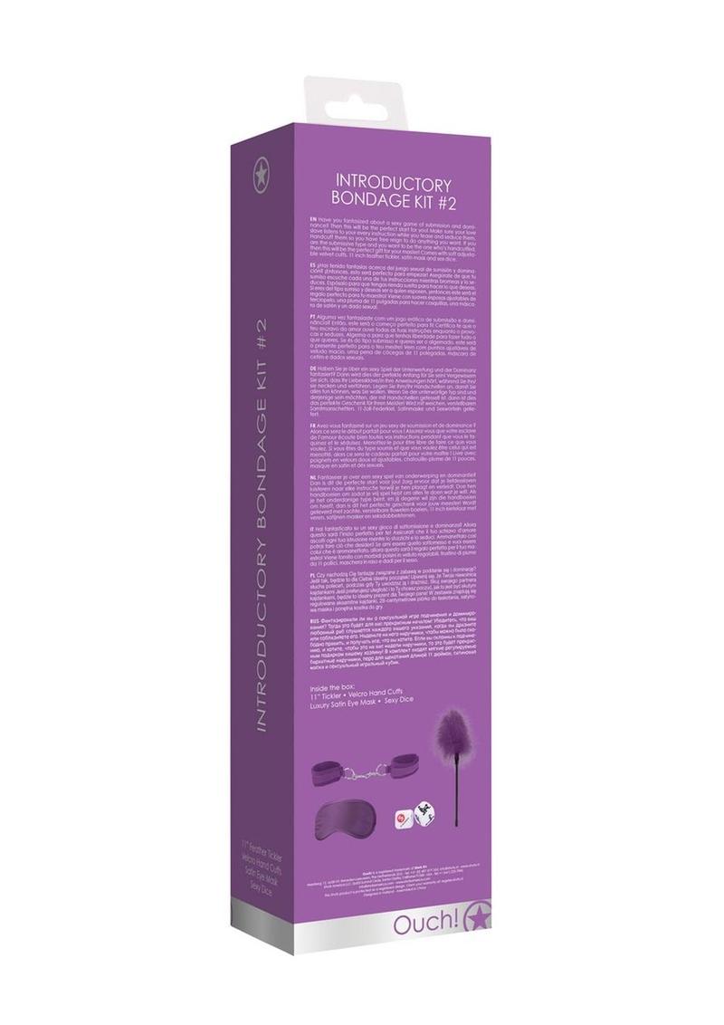 Ouch! Kits Introductory Bondage Kit #2 - Purple - 4 Piece Kit