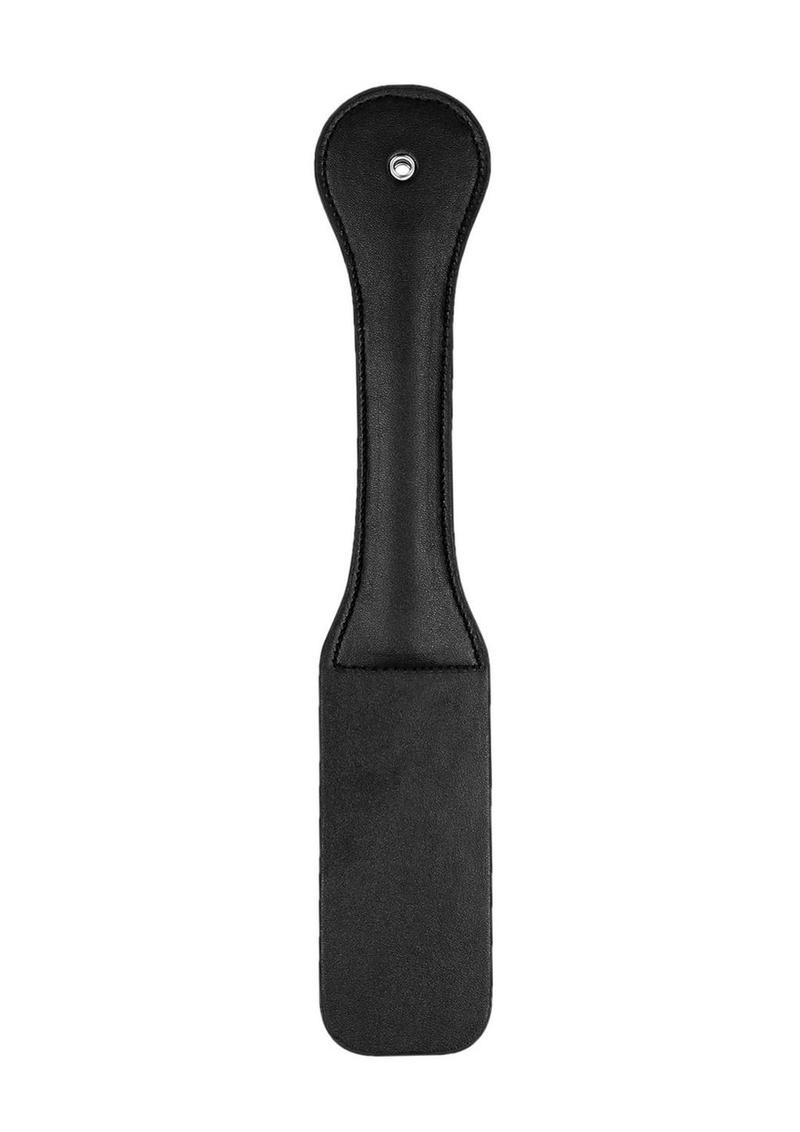 Ouch! Leather Paddle Slave - Black