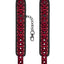 Ouch! Luxury Ankle Cuffs - Burgundy
