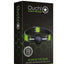 Ouch! Solid Ball Gag - Black/Glow In The Dark/Green
